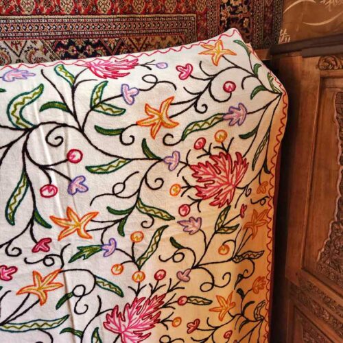 Kashmiri Crewel Sofa Throw Cover20230330 17 1