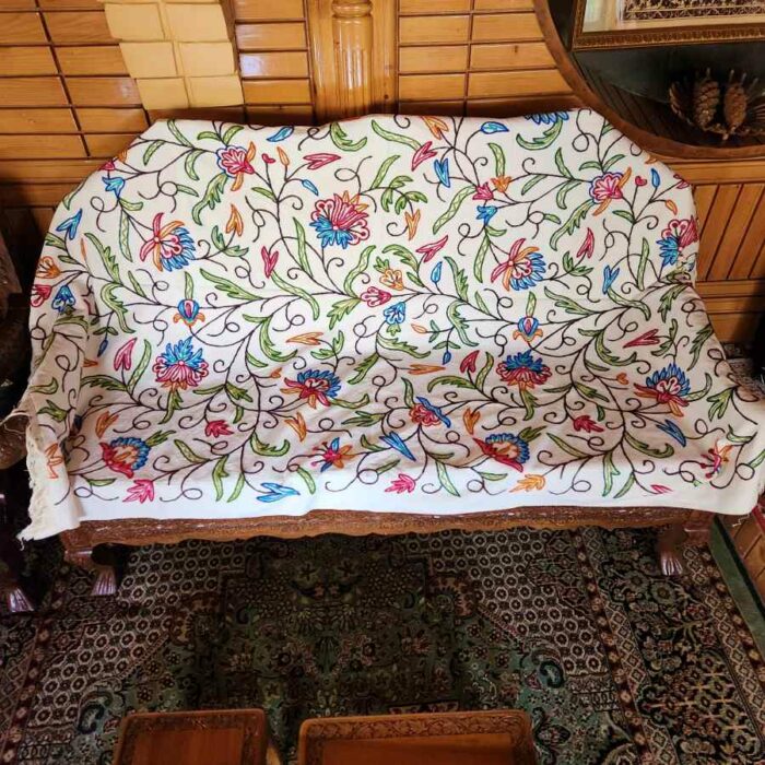 Kashmiri Crewel Sofa throw cover20230331 25