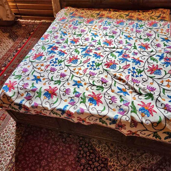 Kashmiri Crewel bedcover20230331 2