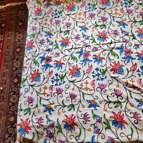 Kashmiri Crewel bedcover20230331 3