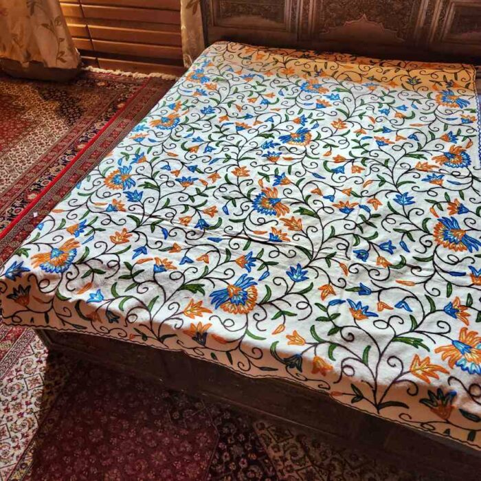 Kashmiri Crewel bedcover20230331 6