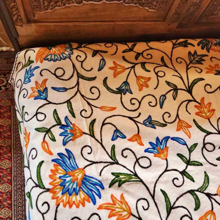 Kashmiri Crewel bedcover20230331 9