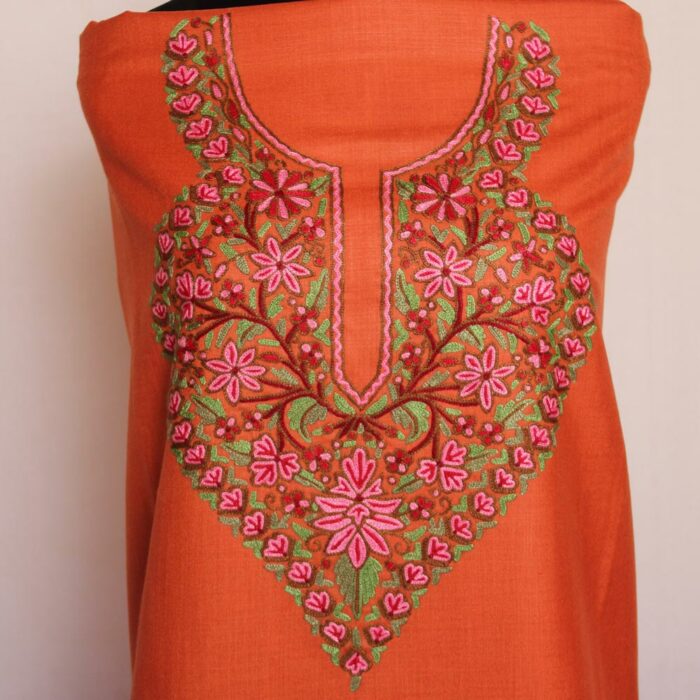 cotton suit for summer kashmiri koshur aari 12