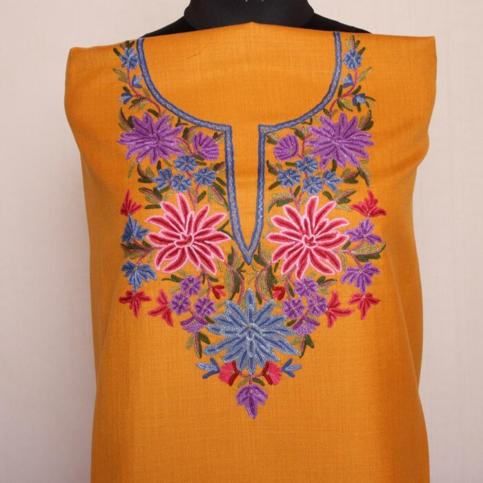 cotton suit for summer kashmiri koshur aari 6