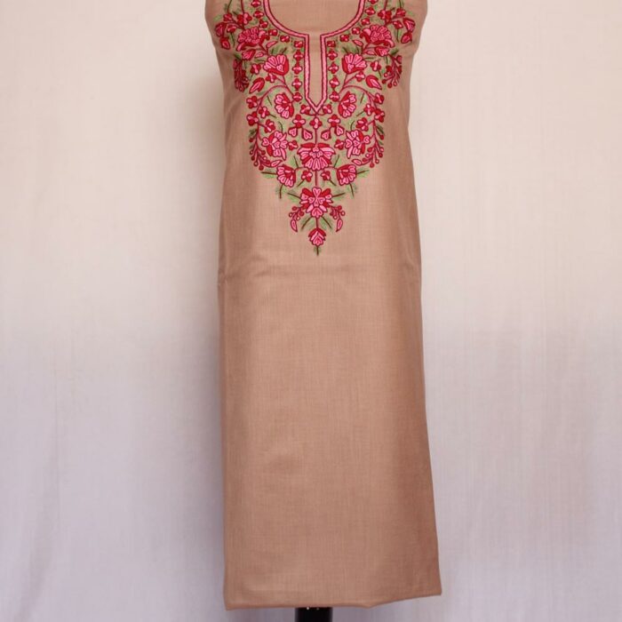 cotton suit for summer kashmiri koshur aari 8