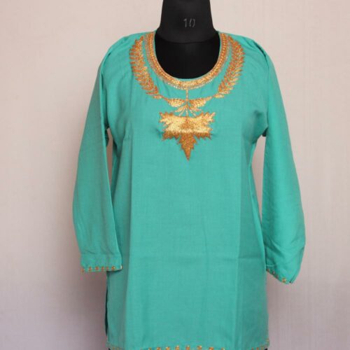 green tilla kurta 2