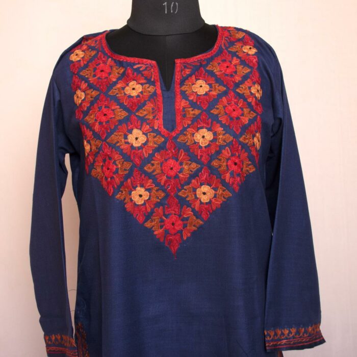 kashmiri summer kurta kurti cotton aari gyawun top 22