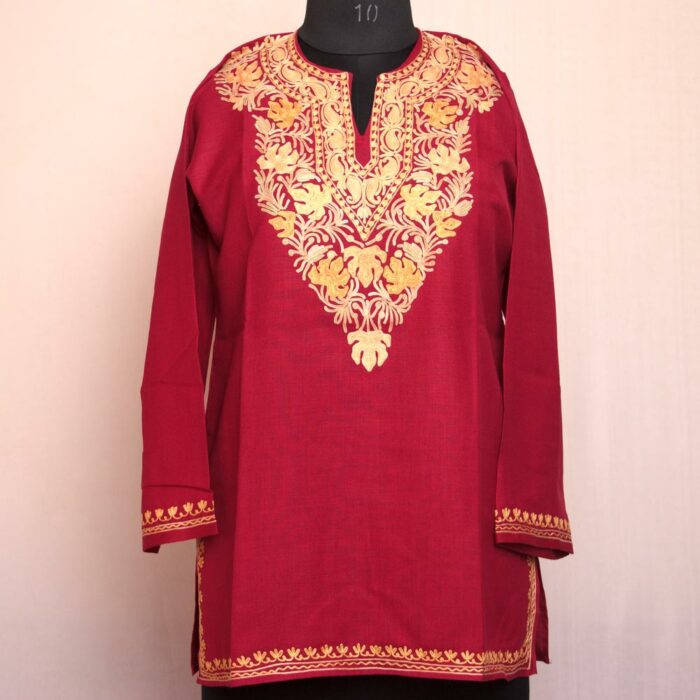 kashmiri summer kurta kurti cotton aari gyawun top 38