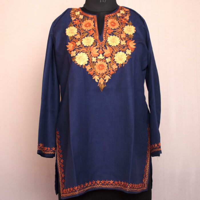 kashmiri summer kurta kurti cotton aari gyawun top 44