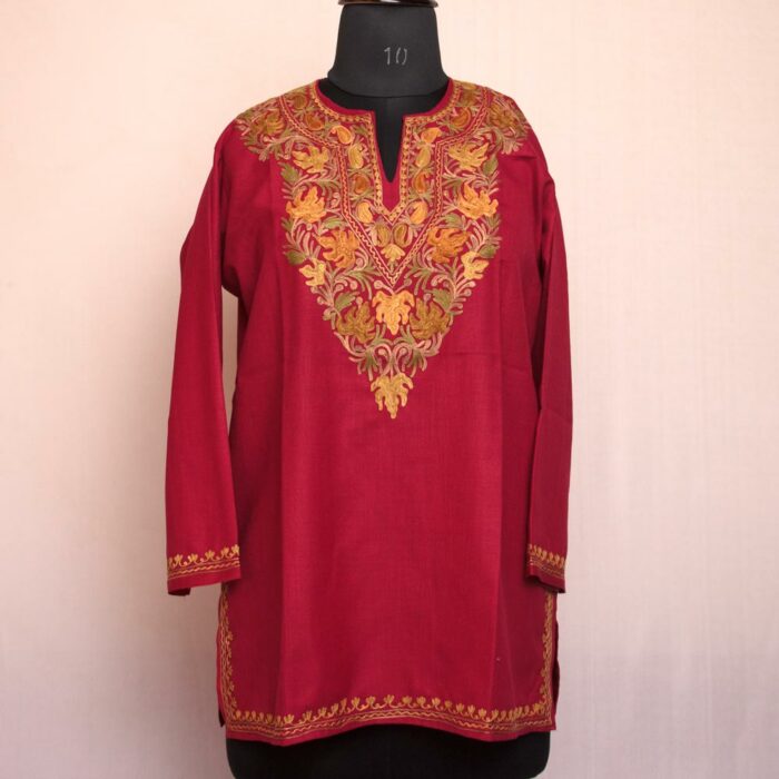 kashmiri summer kurta kurti cotton aari gyawun top 46