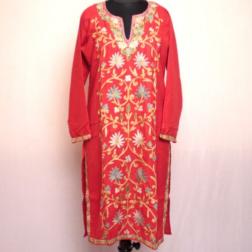 kashmiri summer kurta kurti cotton aari gyawun top 64