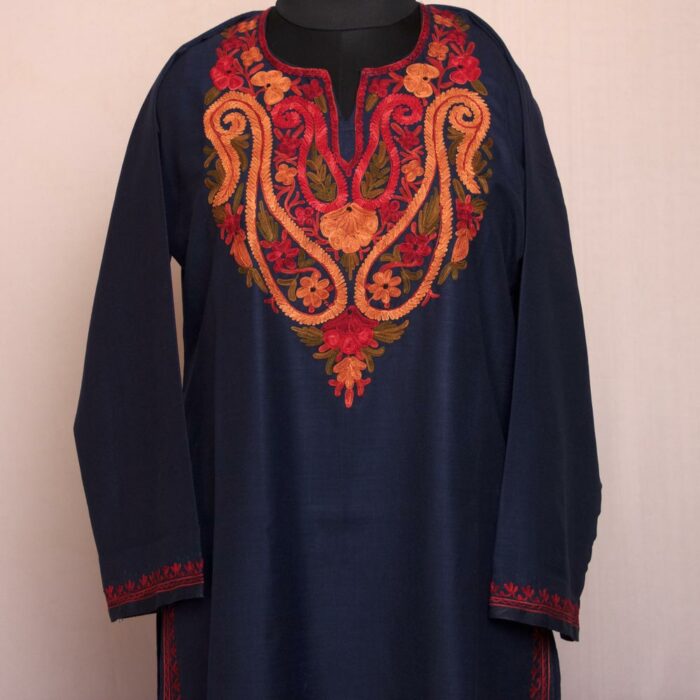 kashmiri summer kurta kurti cotton aari gyawun top 7