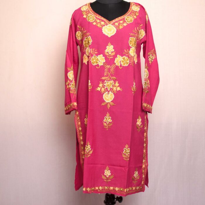 kashmiri summer kurta kurti cotton aari gyawun top 72