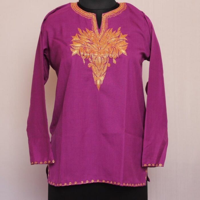 purple kurta 2