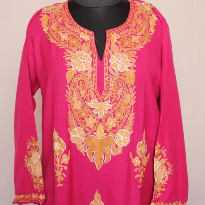 summer cool pink kurta 3