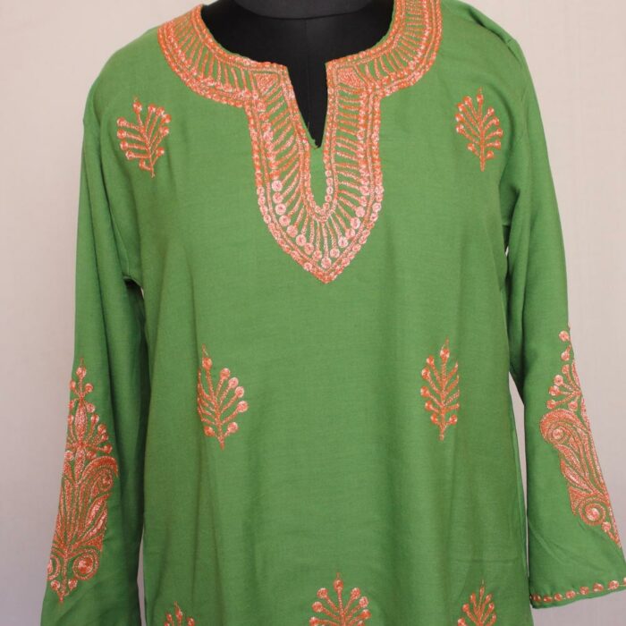tilla green kurta 1