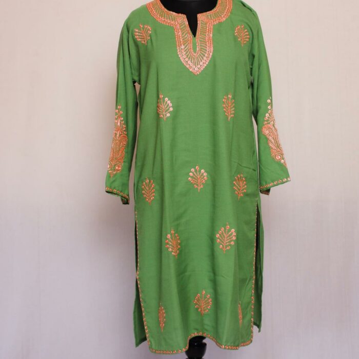 tilla green kurta 2