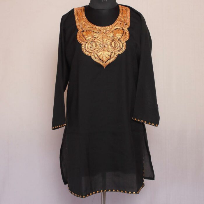 tilla kurta black 2