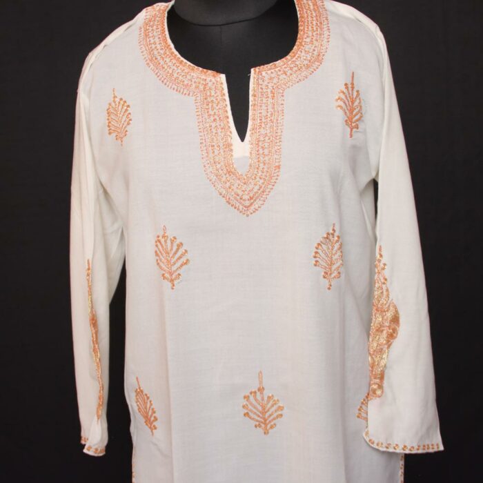 white tilla kurta 2