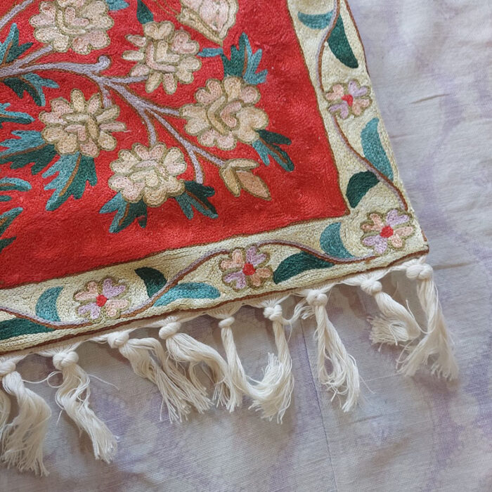 kashmiri silk wall hangings decor art handmade india craft 102