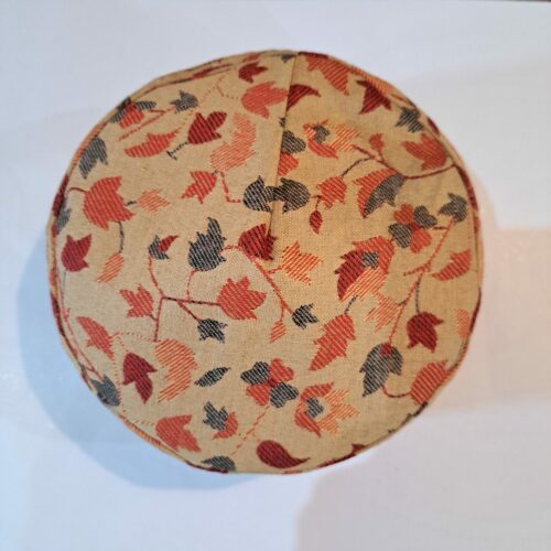 peach poshbagh kani cap with border 2