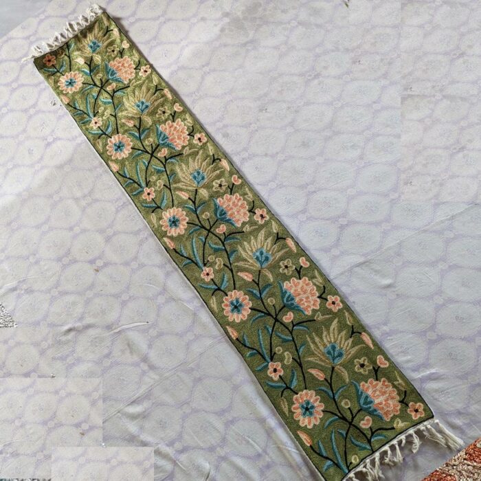 Chainstitch Silk Handmade Runner 5ft