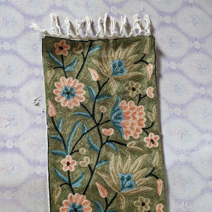 Chainstitch Silk Handmade Runner 5ft government