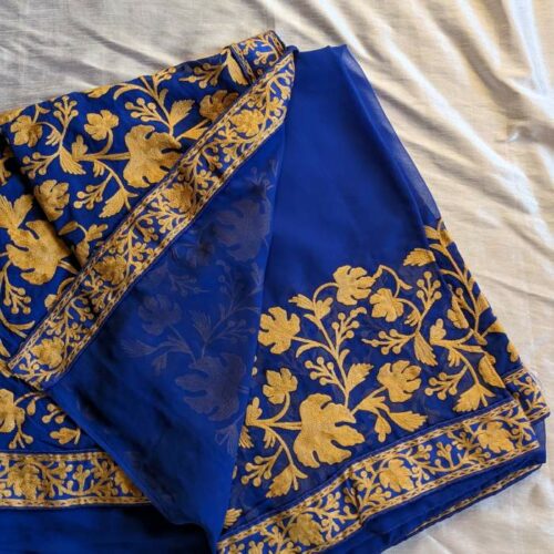 Kashmiri Saree Georgette Ari 20230725 38