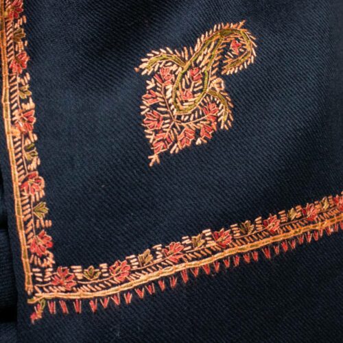 black sozni men shawl from kashmir new