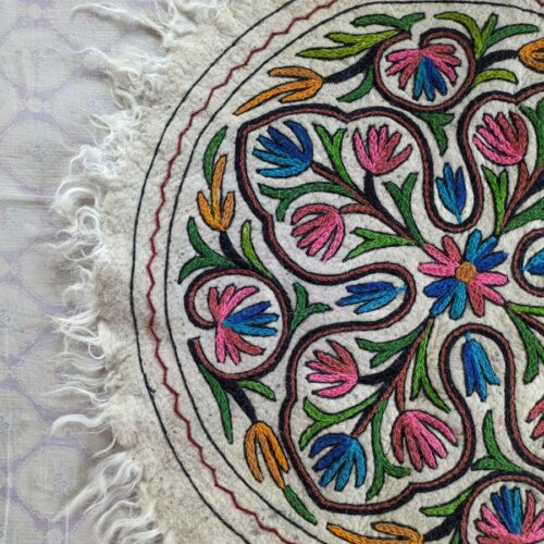 chinar 3 foot rug handmade kashmiri 3
