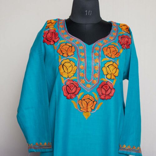 Red Pasapali Designer Kurti