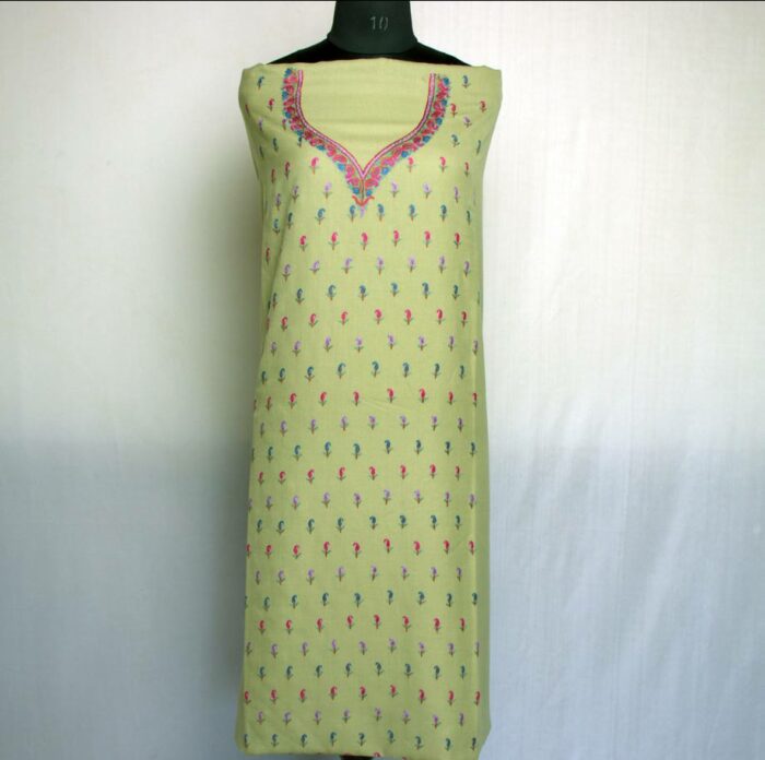 green summer suit aari