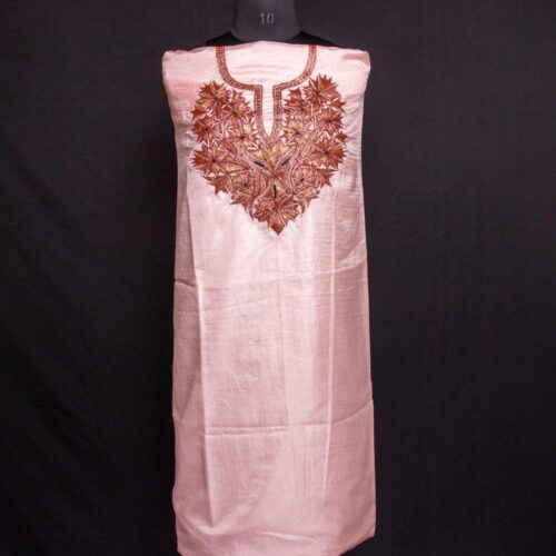 light pink silk kashmiri set shadi dress tul palav1