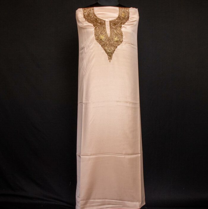 peach chinari color 2pc suit pahalgam