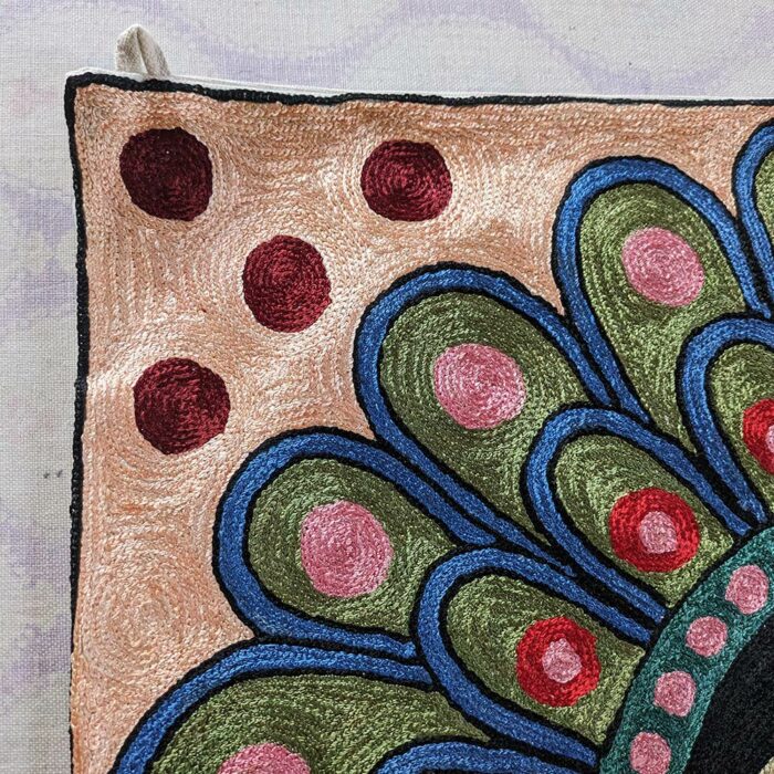Frida Kahlo chainstitch wall hanging india