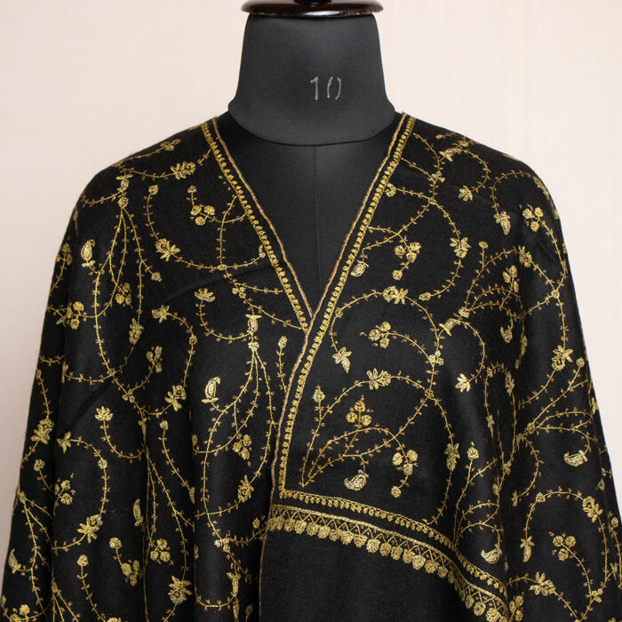 black sozni pashmina stole1
