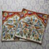 Pair of Tree of Life Cushion Cover
