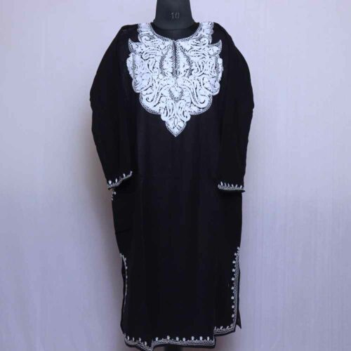 black kashmiri budget pheran online delhi shimla himachal jammu 1