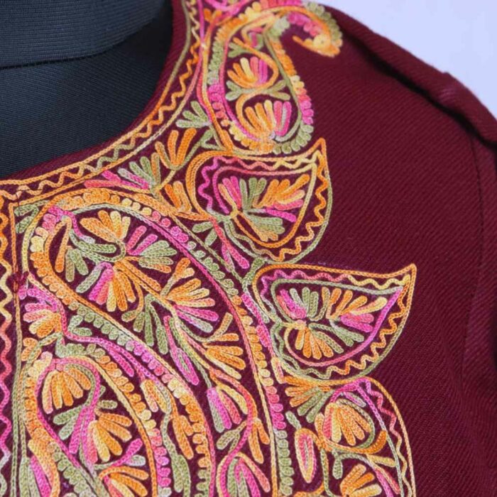 dark maroon winter phiran pheran 3