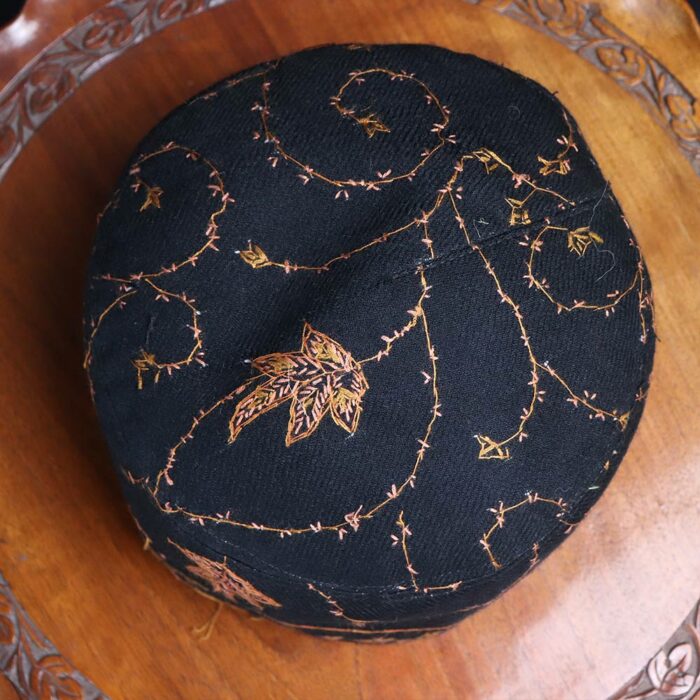 kruhun black jama masjid muslim gift cap hat