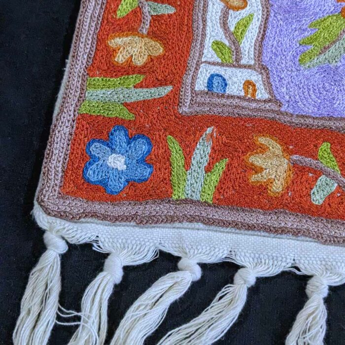 Kashmiri carpet rugs chainstitch20231029 09