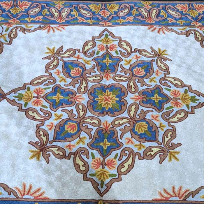 Kashmiri carpet rugs chainstitch20231029 23