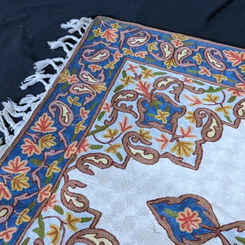 Kashmiri carpet rugs chainstitch20231029 24