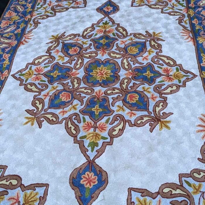 Kashmiri carpet rugs chainstitch20231029 28
