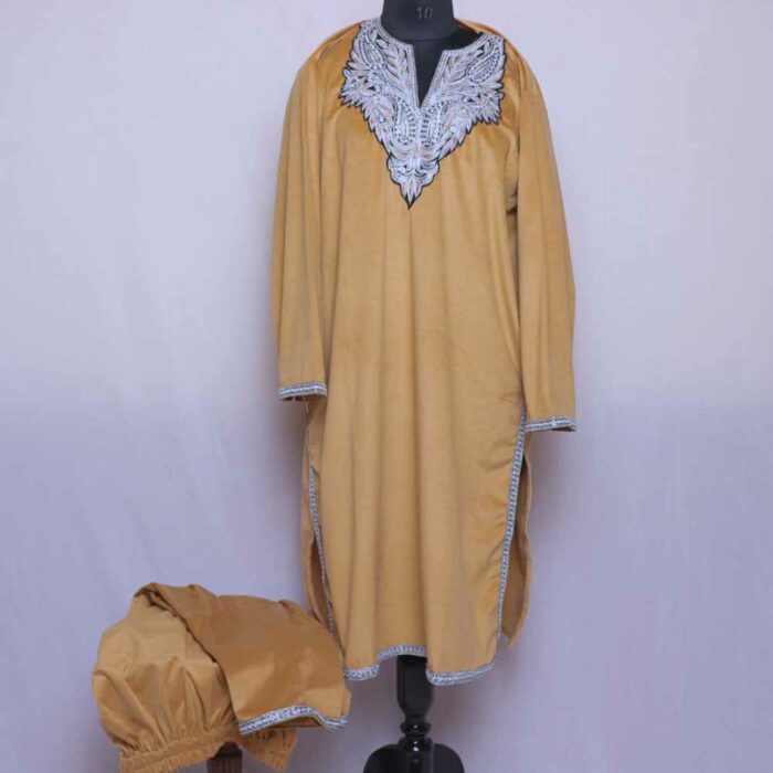 Corduroy velvet kashmiri pherans (Mira)