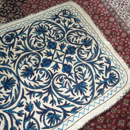 bluish rug