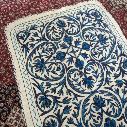 dual color rug