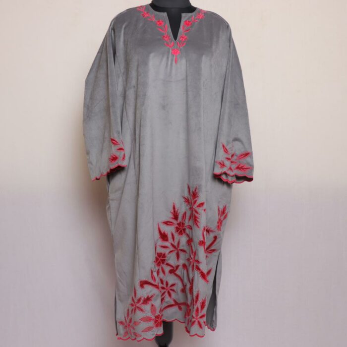 grey cutwork phirin 1