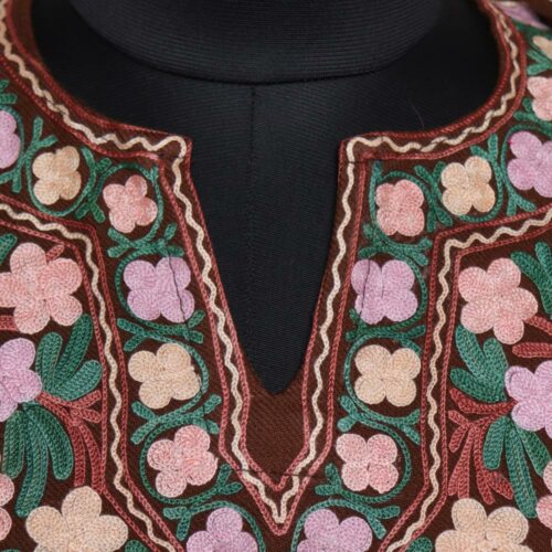 pheran cashmilon kashmiri winter wool long warm woman gyawun online 10