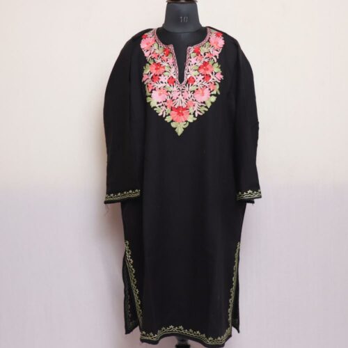 pheran cashmilon kashmiri winter wool long warm woman gyawun online 114